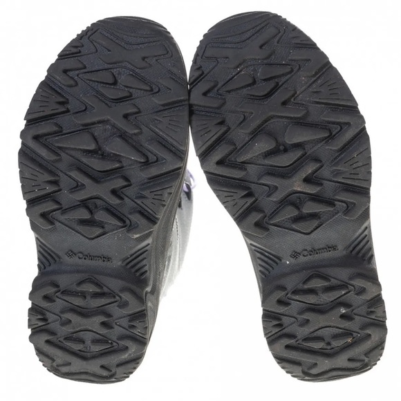 Columbia Bugaboot Plus IV Youth Size 3 Gray Purple Omni Heat Boot Gray Lavender - Picture 4 of 5